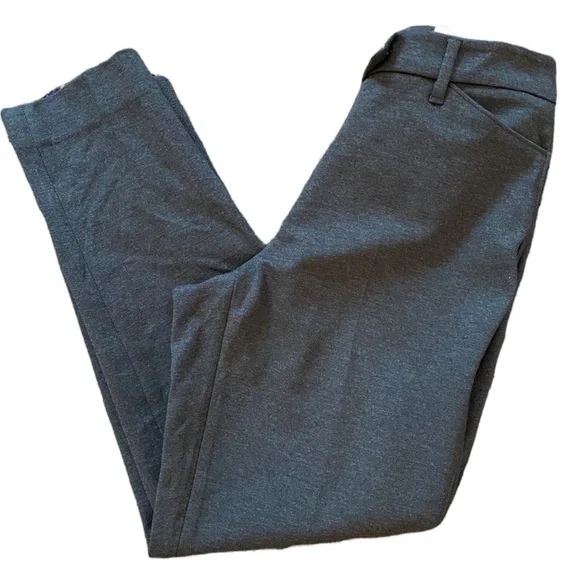 WHBM The Tapered Ankle Knit Pant Charcoal Gray 4 - Picture 8 of 10